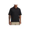 Meridian Soft Series Однотонная Дышащая Универсальная Футболка-поло с коротким рукавом Мужские Футболки-поло Черный 6005521-001