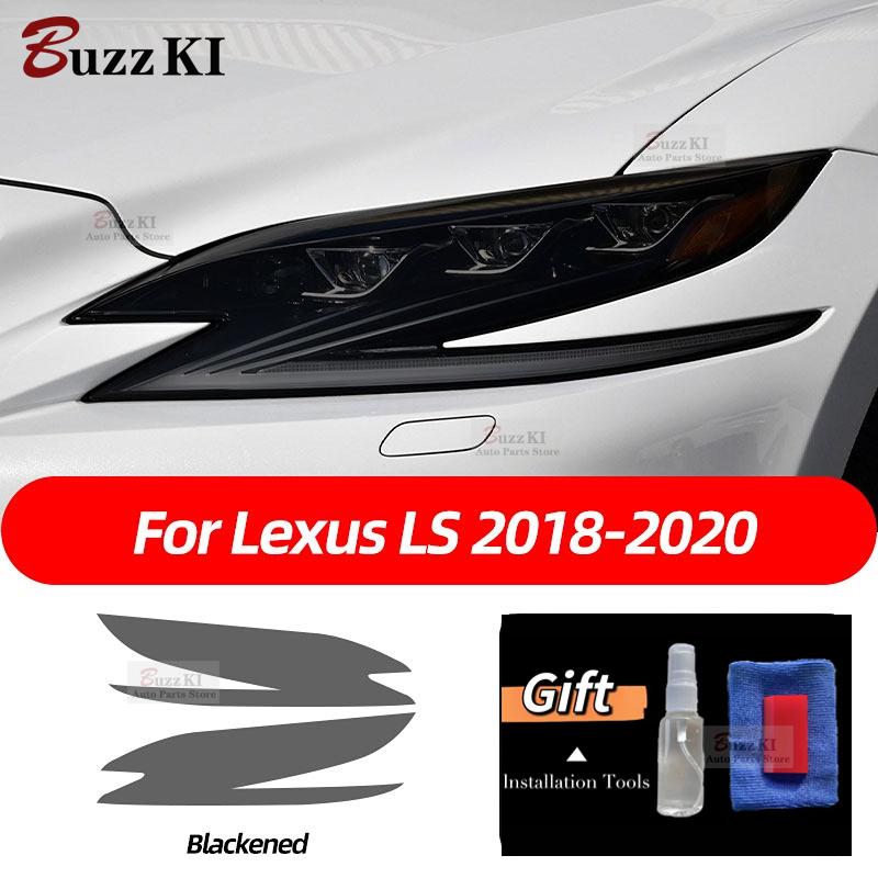 Для Lexus ES 300h NX CT GS IS LC LS RX LX570 RC UX GX F Sport Дымчато-черная ТПУ наклейка Защитная пленка для фар автомобиля