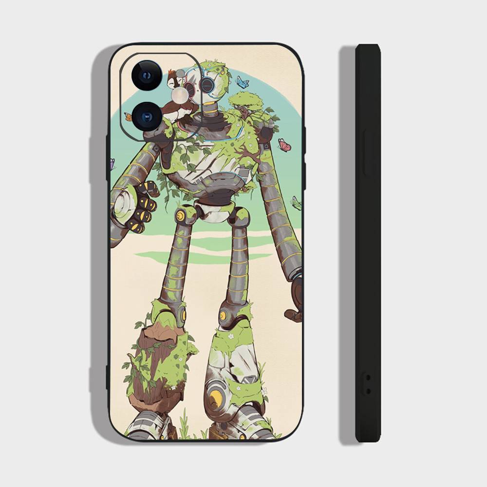 Film The Wild R-Robot P Phone Case For IPhone 17 Air 16 15 14 13 Pro Max 11 12 Black Silicone Cover