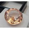 Peach Morganite Natural 15-16 Ct Round Cut Fabulous Certified Loose Gemstone