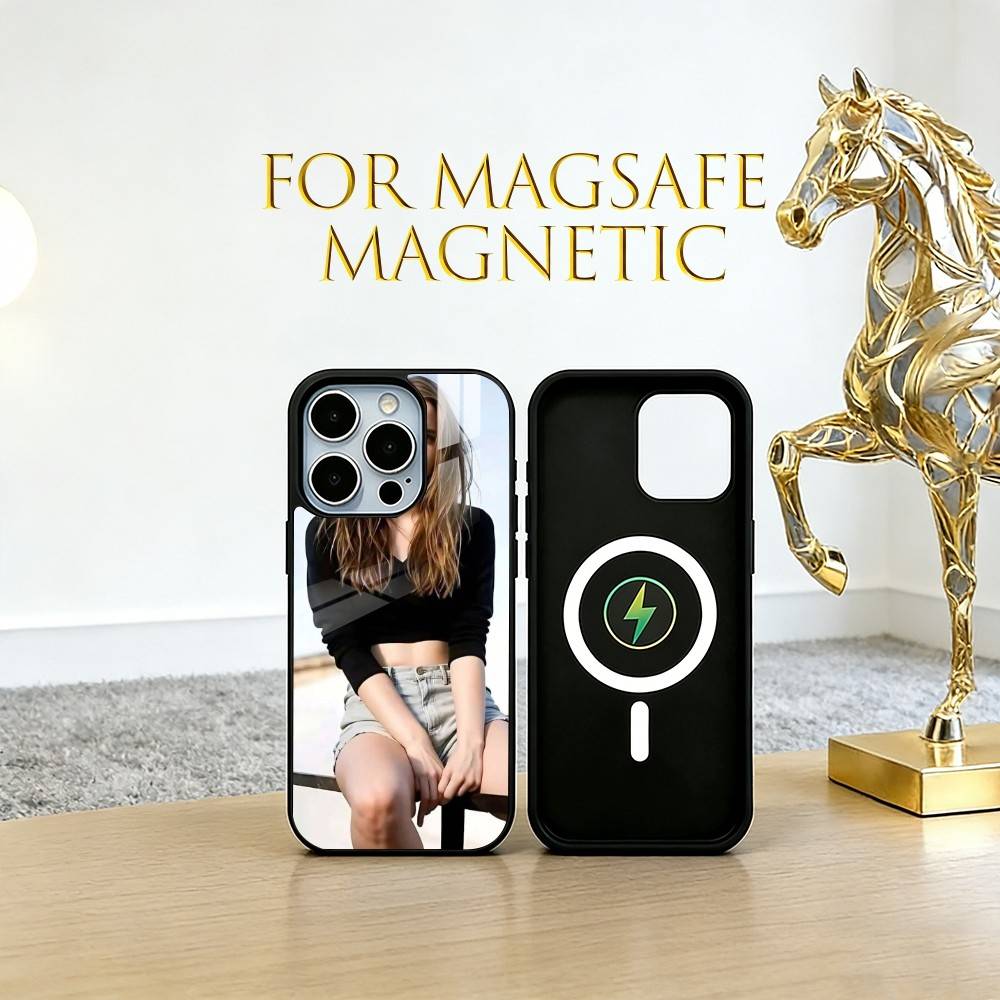 Чехол для телефона Эммы Уотсон Для iPhone17,16,15,14,13,12,11 Plus,Pro Магнитный Для Magsafe Беспроводной Зарядки