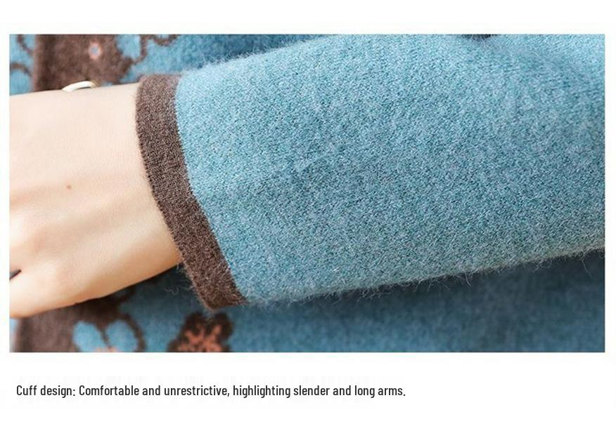 Stylish Spring and Autumn Cardigan for Women: Trendy Short Jacket for Middle-aged and Elderly, Perfect for 50+ Fashion