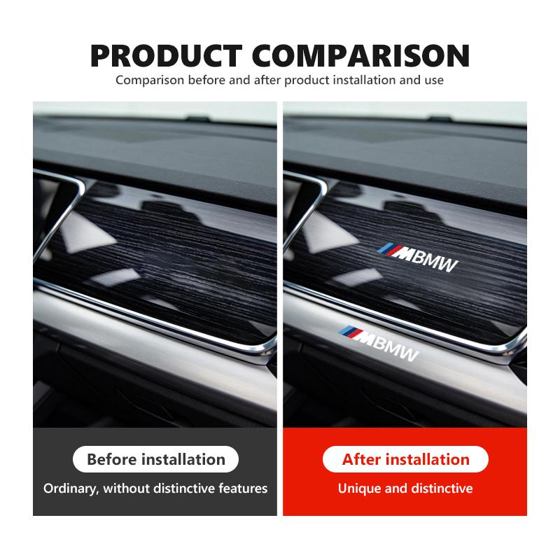 Car Body Sticker Emblem Auto Interior Exterior Decor Universal For BMW M Performance Alpina M3 M5 M6 X1 X3 X4 X5 G20 aaa4