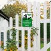 Ретро Металлическая Табличка Правила Уборки За Собакой Прочная Железная Настенная Декорация для Двора Сада