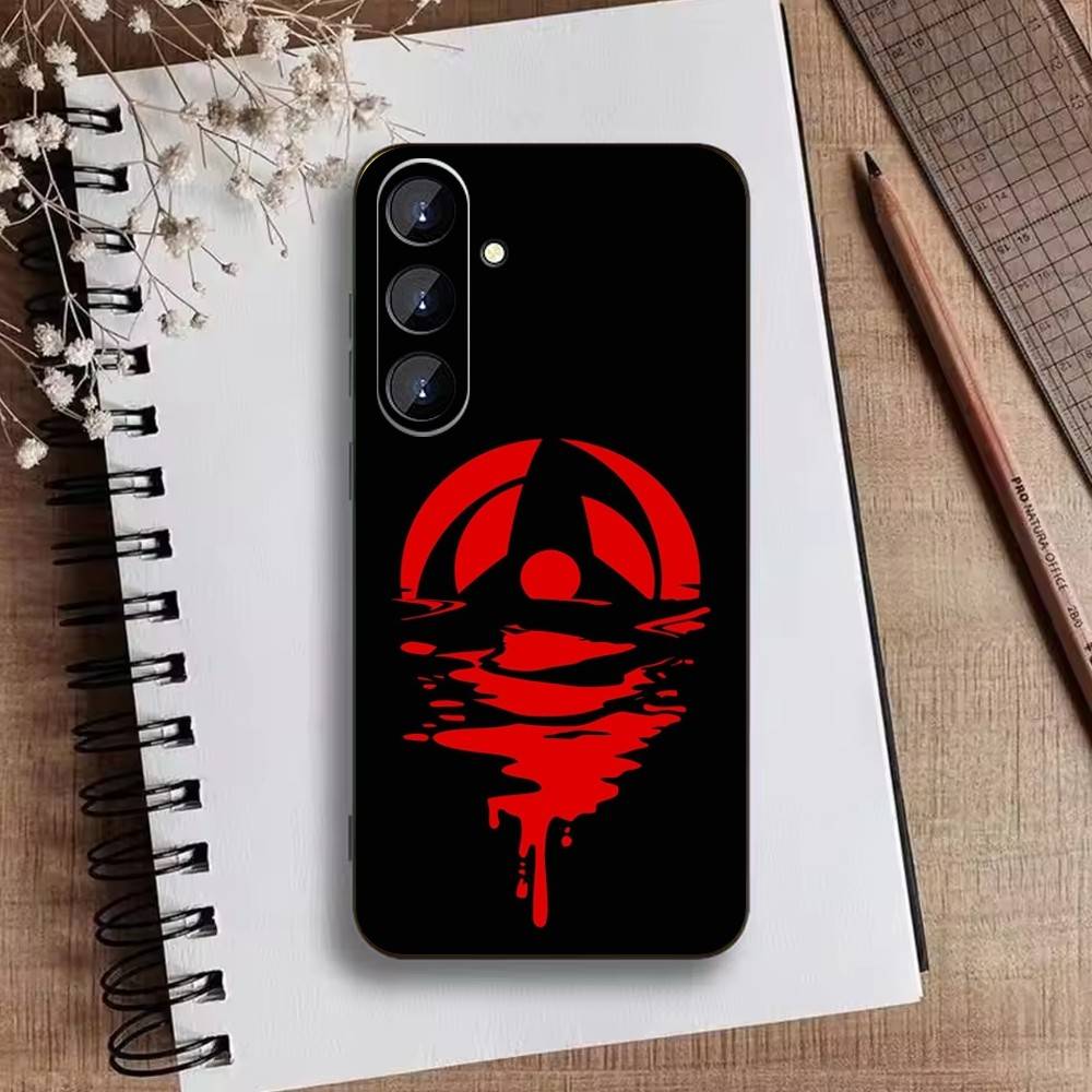Чехол для телефона P-Narutos K-Uchiha для Samsung Galaxy A73, A21s, A22, A31, A52, A53, A71, A41, Мягкий черный корпус