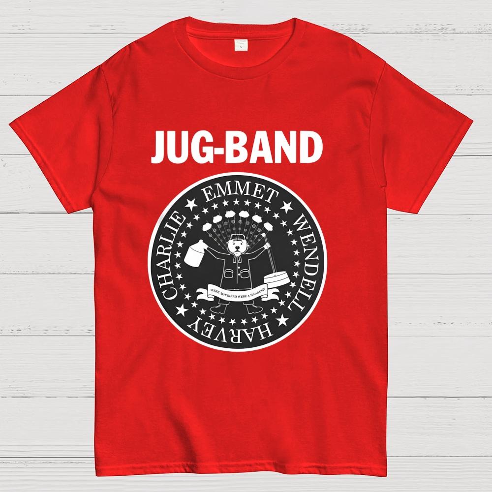 Jug Band Unisex 100% Cotton Summer Casual Cool Loose T-Shirt