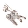 Tooth Shape Medical Brooch Pin Nurse Lapel Classic Badge Pins Jewelry Gift