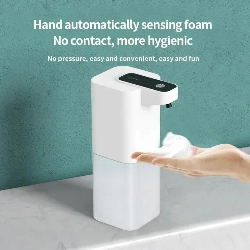 Automatic Smart Sensor Foam Soap Dispenser Touchless for Bathroom Kitchen Infrared Electric Liquid Soap Maker Wall Mount Desktop