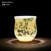 Панда Толстый Нефритовый Мастер Чашка Китайский Стиль Чашка для Чая Легкая Роскошь Ретро Большая Дегустационная Чашка Домашний Бизнес Подарок Чашка для Чая