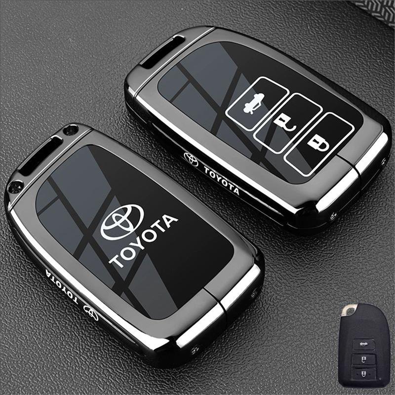 svagd6 Compatible with Toyota Alphard Key Cover for Noah, Sienna, Sienta, Superb, Voxy, Tundra, Sequoia, and Truck Car Bag Buckle Shell