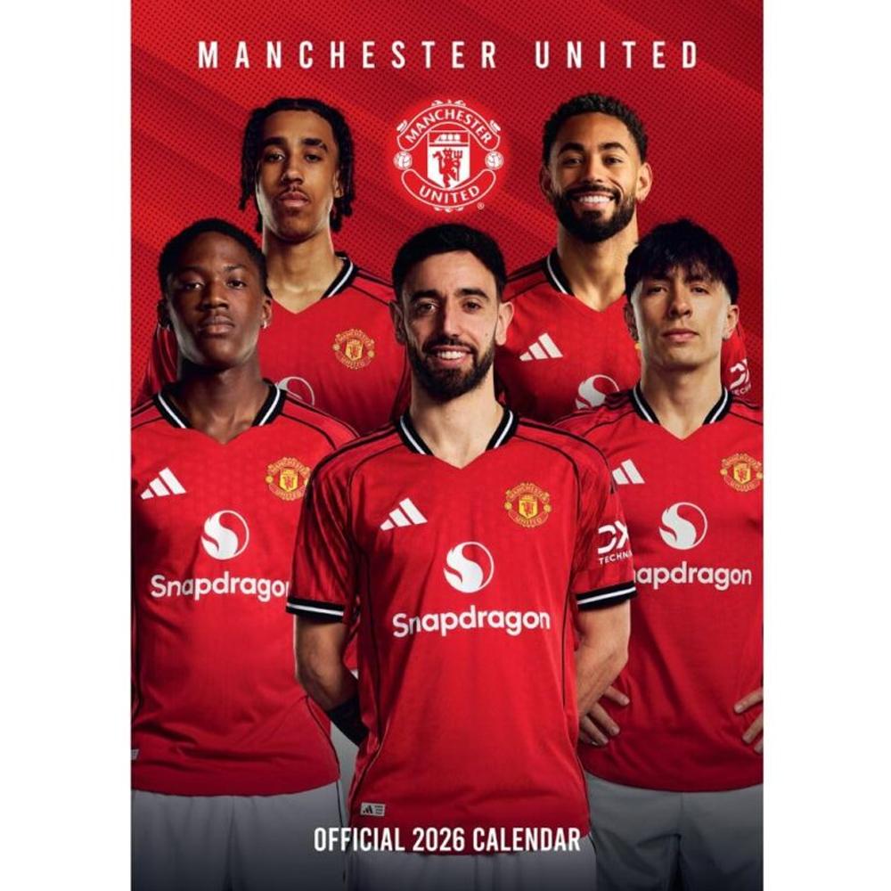 Manchester United FC 2026 A3 Wall Calendar