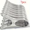 7Pcs Large Metal Towel Clips, Made Of Stainless Steel, Windproof And Durable With Strong Holding Power Suitable For Drying Towels Quilts And Clothing