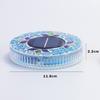 Waterproof Mosaic Solar Disk Light Auto on/Off Round LED Garden Stake Lights Courtyard Landscape Lighting Solar-powered Lights