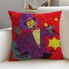 Chaotic SSuperjailS Cushion Cover Breathable and skinfriendly linen pillowcase square removable and washable cushion