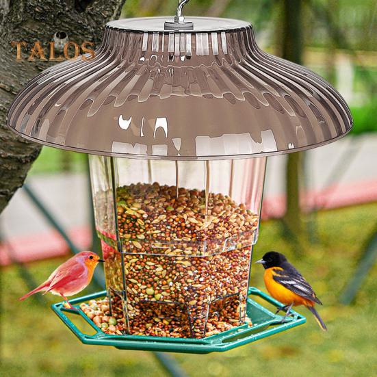 Пластиковый защитный купол для подвесной кормушки для птиц, водонепроницаемая кормушка для колибри, защита от дождя, перегородка для белок для улицы