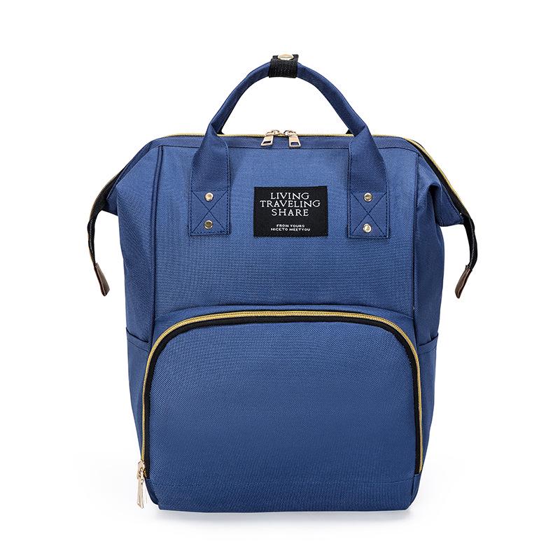 Women's Fashion Mommy Bag Double Shoulder Bag Handheld Mother Baby Bag Nylon Backpack Multi Functional Diaper Bag Urban Fashion Trend Mom Bag