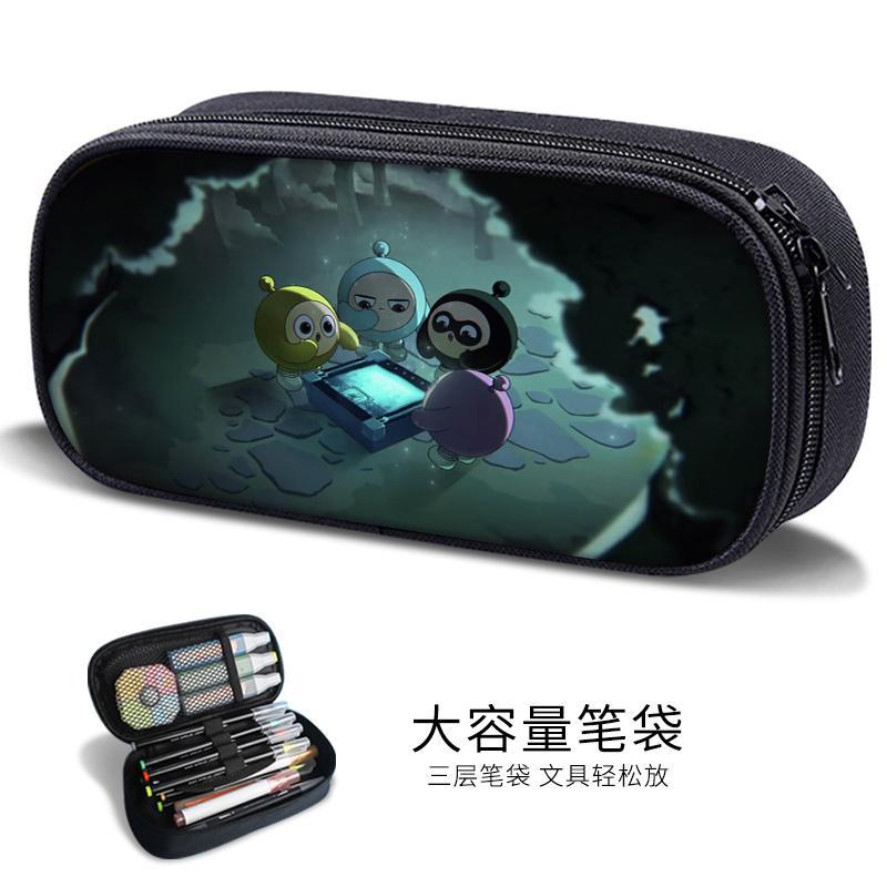 Escape From Horror Night Stationery Box Boys Stella Pencil Bag Elementary And Secondary School Students Stationery Bag Children'S Egg Party Pencil