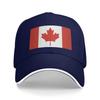 Spring Casual Baseball Cap Flag of Canada Tennis Skate Trucker Hat For Women Unisex Sunscreen  Trendy Baseball Caps