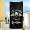 Harley-davidson Motorcycles Personalized Name Beach Towel Soft Durable Quick-Dry Portable for SwimmingBeachCamping Travel Beach AccessoriesGym