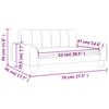 Kids  Sofa Gray 70 x 45 x 30 cm Synthetic Leather