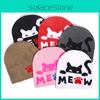 Cat Animal Pattern Beanie With Acrylic Material For Casual And Trendy Wear