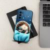 Ёжик Милое Животное Для Samsung Galaxy A53,31,52,72,41,Note,J7,8,9,5G,22,73,32,71, Мягкий Черный Силиконовый Чехол