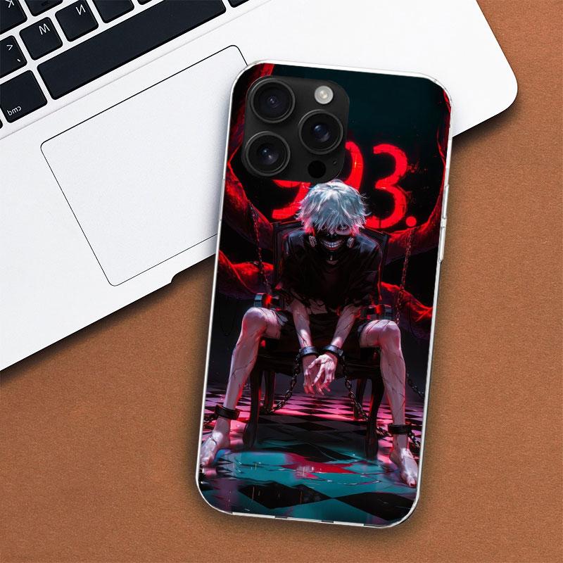Чехол для телефона G-Ghoul Tokyo Kaneki Ken для iPhone 11 12 13 Mini 14 15 Plus 17 Air 16 Pro Max 16E 7 8 SE 2020 Индивидуальный печатный чехол