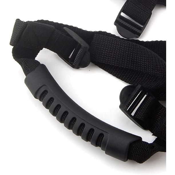 4 PCS Car Roll Bar Grab Handles Grip Replacements Fit for Jeep Wrangler Accessories 1987-UP YJ TJ LJ JK JL Ports Sahara Freedom Rubicon X & Unlimited