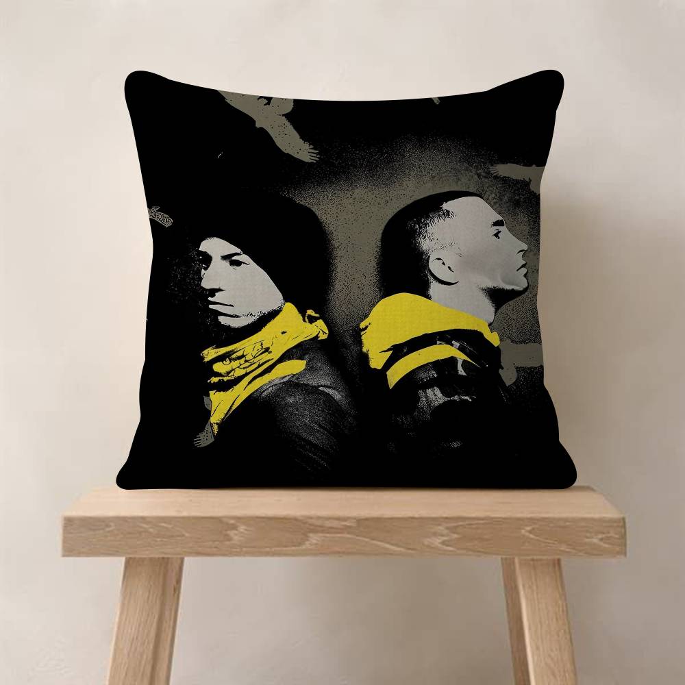 TTwenty One Pilots Band Pillow Covers Cartoon Sofa Decorative Home Doublesided Printing Short Plush Cute Cushion Cover