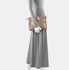 [Pre-Owned] GG Blooms Logo Canvas And Leather Clutch Bag Large - Very Good #184M48X