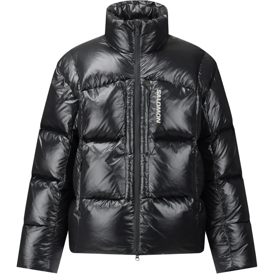 Salomon Optimal Quad 700 Down Jacket With Korean Letter Logo Pattern And Zipper Men outerwear LC3004800
