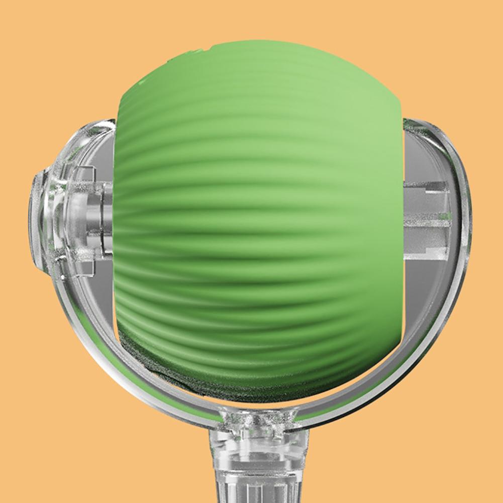 Pet Toy Ball Interactive Roller Ball for Cat and Dog Self-Entertaining Rechargeable Electric Roller Ball Toy Green