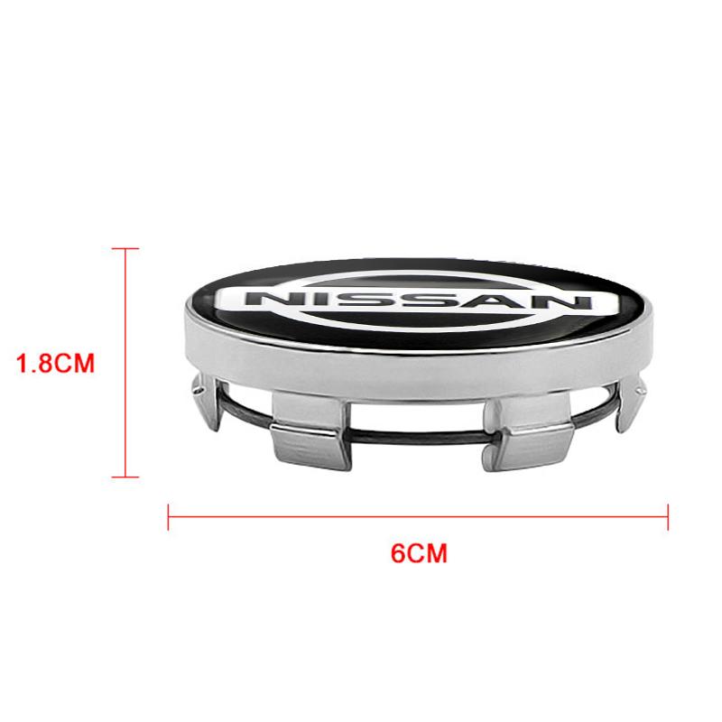 4pcs Car Wheel Center Caps Tyre Rim Hub cap Cover Car Accessories For Nissan X-Trail T32 T31 Qashqai Tiida Teana Car Styling