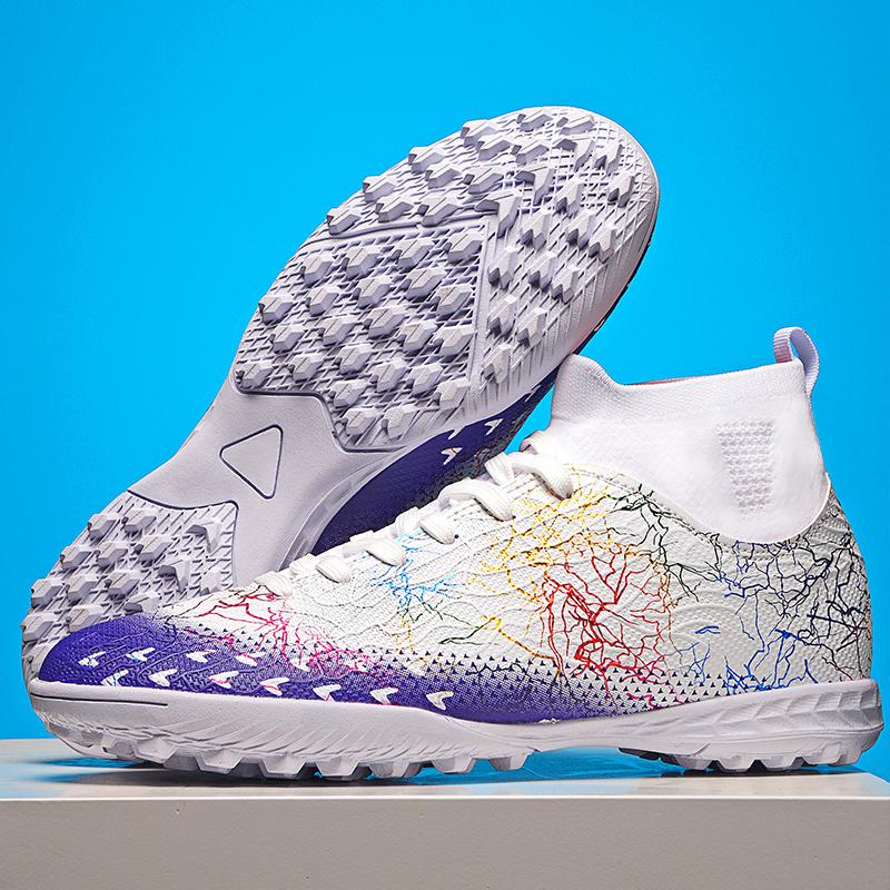 Модные унисекс футбольные бутсы для улицы/зала для мальчиков и девочек, профессиональные футзальные кроссовки для тренировок