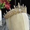Zinc Zinc Alloy Rhinestone Headband Women Tiara Wedding Jewelry Bridal Crown Korean Style Bridal Headwear
