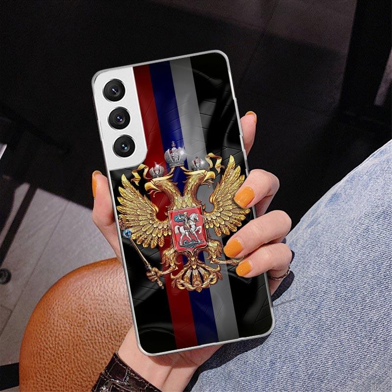 Чехол для телефона Samsung Galaxy S26 S25 Edge S23 S24 Ultra S22 Plus S21 S20 FE с национальным флагом RU FR UK, уникальная мягкая накладка Coque