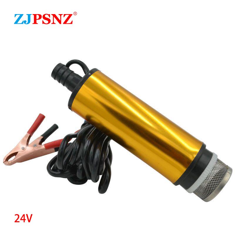 Electric Transfer Pump Diesel Sewage Water Oil Car Camping Fishing Submersible Transfer Pump Kit Pumping Electric Pump 12V 24V