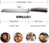 GRILLOX Profi Нож для хлеба 20 см Волнистая заточка Высококачественная нержавеющая сталь Ультра острый