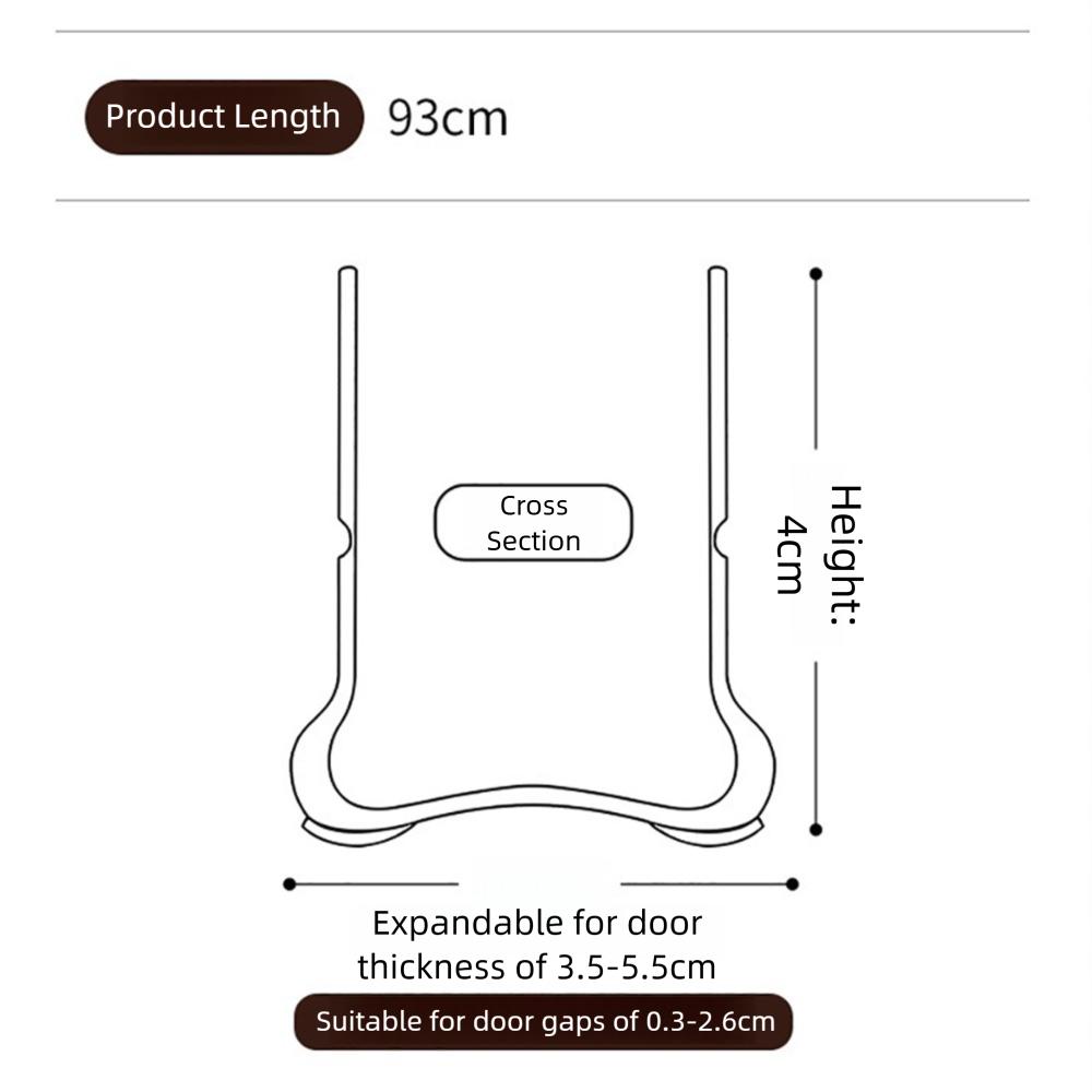 Insect Prevention Weather Stripping Noise Reduction Blocker Door Draft Stopper  Household