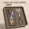 Чехол-ремешок на запястье для Samsung Galaxy S26 S24 S25 Ultra S23 S25 FE A57 A17 A37 A56 A16 A55 A54 A15 A25 Чехол для телефона Акула-кит