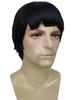 Wigs2you Парик H-5607 Взрослый мужской 10-дюймовый средней длины парик костюма Джин Бразер, Темные синтетические волосы, Хэллоуин Косплей, Аниме, Смешной