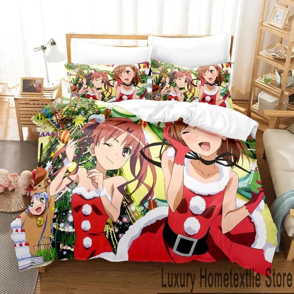 Misaka Mikoto A Certain Magical Index Railgun Комплект постельного белья для мальчиков и девочек Twin Queen King Size Пододеяльник Наволочка Кровать для мальчиков и взрослых