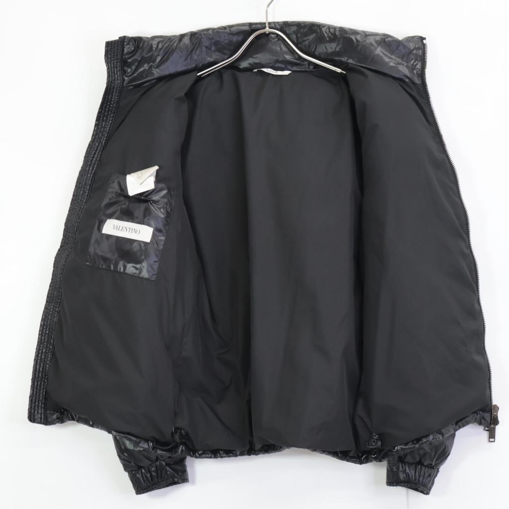 Valentino Domestically Authorized WV3CNA317KQ Logo Signature Nylon Down Jacket Jacket 44 blackUsed