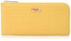 Лиза Ларсон Молния Длинный Тонкий Большой Настоящая YKK Сделано в Женском L-образном Кошельке, Дизайн, Вместимость, Кожа, Молния, Япония, LTLM-06 (желтый)