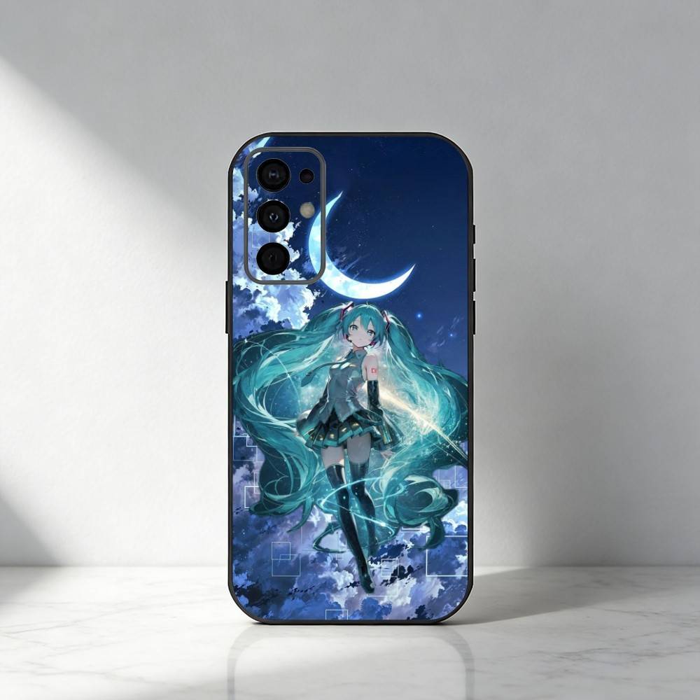 Avatar M-Miku Phone Case For Samsung S25,S24,S21,S22,S23,S30,Ultra,S20,Plus,Fe,Note,5G Black Cover