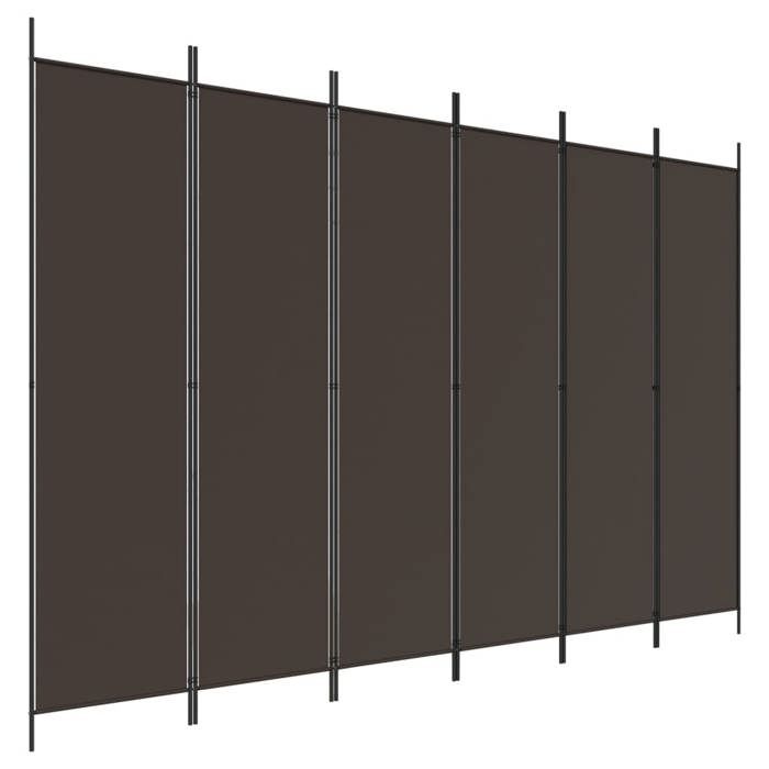 VidaXL Room Divider 6 Panels Folding Room Separator Privacy Screen Partition Living Room Decoration 350191