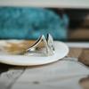 Серебряное кольцо с фианитами 0.36ct, вес изделия 1,83 гр (2197676)