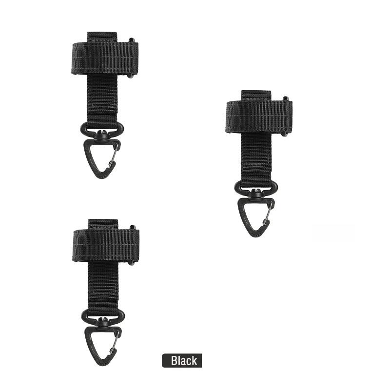 1/3/6 Pcs New Multi-Purpose Nylon Gloves Buckle Tactical Glove Hook Safety Clip Outdoor Hiking Climbing Rope Storage Auto Accessories