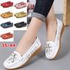 Women Causal Shoes Leather Doug Shoes Breathable Flats Shoes Soft Sole Loafers Zapatos De Mujer  Mulheres Sapatos Plus Size 35-44