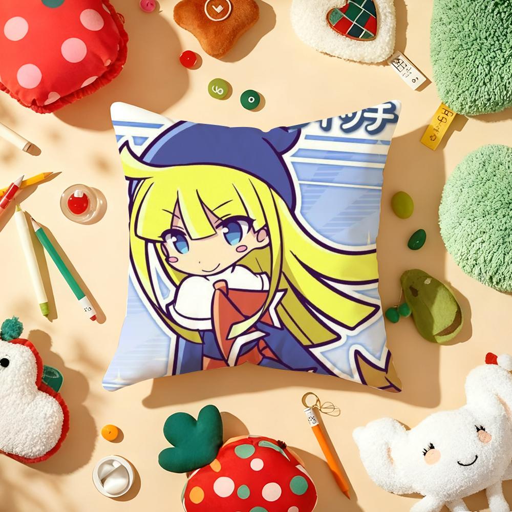 Игровой P-Puyo P-Pop F-Fever Аниме Сиг Наволочка Плюшевая Ткань Мягкая Двусторонняя Печать Диван Теплый Зимний Домашний Подарок Чехол для Подушки
